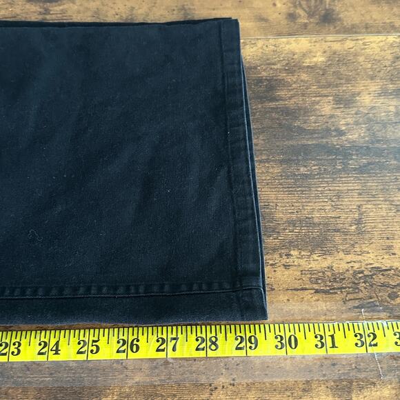 Eileen Fisher Wide Leg Jeans Medium Dark Black Denim 97 Cotton Preppy EUC $188 - Picture 5 of 9